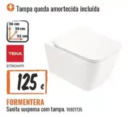 Obramat Sanita suspensa com tampa. TEKA STRONM promoção