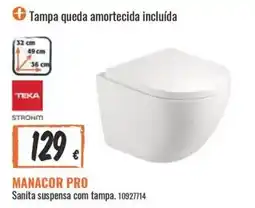 Obramat Manacor pro sanita suspensa com tampa promoção