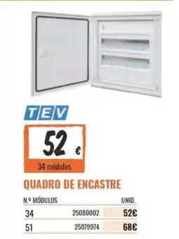 Obramat tev quadro de encastre promoção