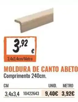 Obramat Moldura de canto abeto promoção