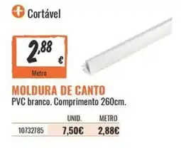 Obramat Cortável moldura de canto promoção