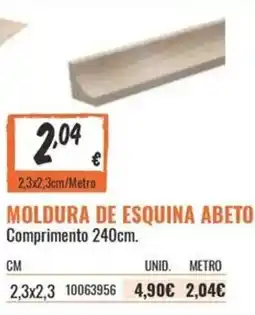 Obramat Moldura de esquina abeto promoção