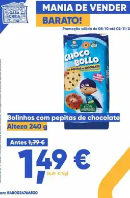 Casa Cheia Bolinhos com pepitas de chocolate alteza promoção