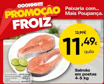 Salmão em postas