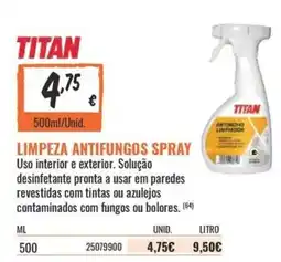 Obramat limpeza antifungos spray titan promoção