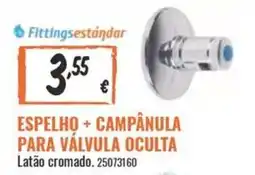 Obramat Espelho + campânula para válvula oculta promoção