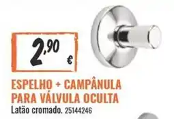 Obramat espelho + campânula para válvula oculta promoção
