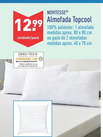 ALDI Almofada Topcool promoção