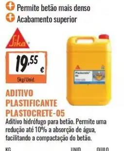 Obramat Aditivo plastificante plastocrete-05 promoção