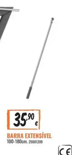 Obramat barra extensível promoção