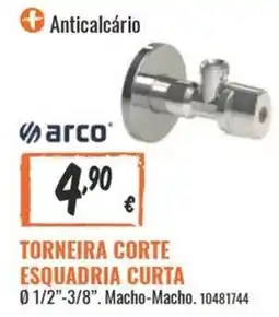 Obramat arco torneira corte esquadria curta promoção
