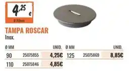Obramat Tampa roscar inox promoção