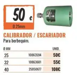 Obramat Calibrador / escariador para berbequim promoção