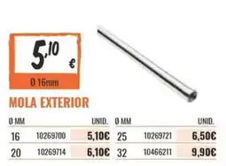 Obramat mola exterior promoção