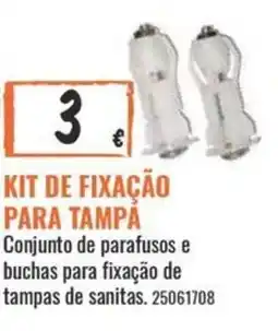 Obramat kit de fixação para tampa promoção