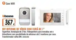 Obramat Kit interno de vídeo com ecrã de 7" bticino promoção