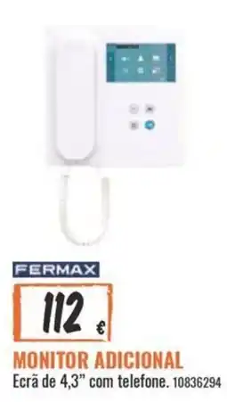 Obramat fermax monitor adicional promoção