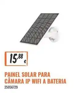 Obramat Painel solar para câmara ip wifi a bateria promoção