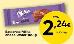 Froiz Bolachas Milka choco Wafer promoção