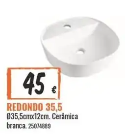 Obramat Redondo 35,5 promoção