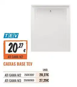 Obramat Caixas base tev promoção