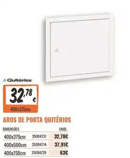 Obramat Aros de porta quitérios promoção