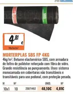 Obramat morterplas sbs fp 4kg promoção