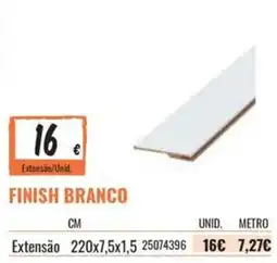 Obramat Finish branco promoção