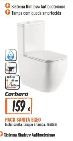 Obramat Corberó pack sanita egeo promoção
