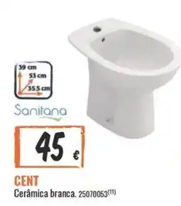 Obramat Sanitana Cerâmica branca promoção