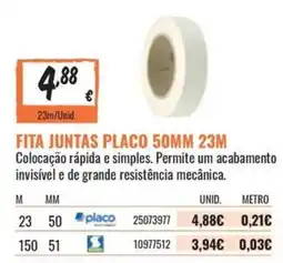 Obramat Fita juntas placo 50mm promoção