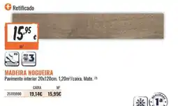 Obramat Madeira nogueira promoção