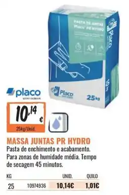 Obramat Massa juntas pr hydro promoção