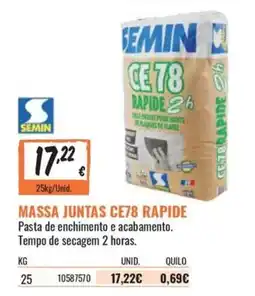 Obramat massa juntas ce78 rapide promoção
