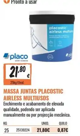 Obramat placostic airless multiusos promoção