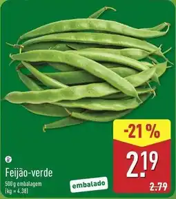 ALDI Feijão-verde promoção