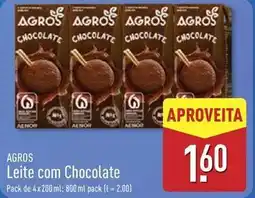 ALDI Agros - leite com chocolate promoção