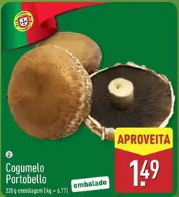 ALDI Cogumelo portobello promoção