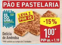 ALDI €co+ - delicia de amendoa promoção