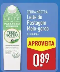 ALDI Terra nostra - leite de pastagem promoção