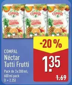 ALDI Compal - nectar tutti frutti promoção