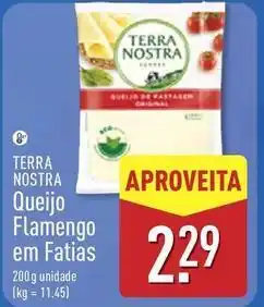 ALDI Terra nostra - queijo flamengo em fatias promoção