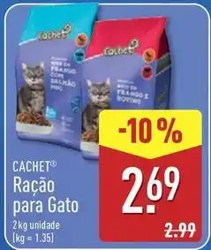 ALDI Cachet - racao para gato promoção