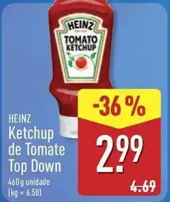 ALDI Heinz - ketchup de tomate top down promoção