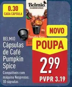 ALDI com - capsulas de cafe pumpkin spice promoção