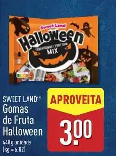 ALDI Mix - gomas de fruta halloween promoção