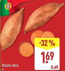 ALDI Batata-doce promoção