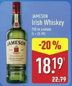 ALDI Jameson - irish whiskey promoção