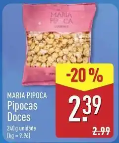 ALDI Gourmet - pipoca pipocas doces promoção