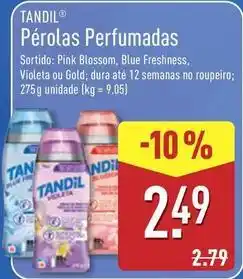 ALDI Perolas perfumadas promoção